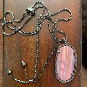 **SOLD***Kendra Scott GM Reid with Rainbow Calsilica Stone